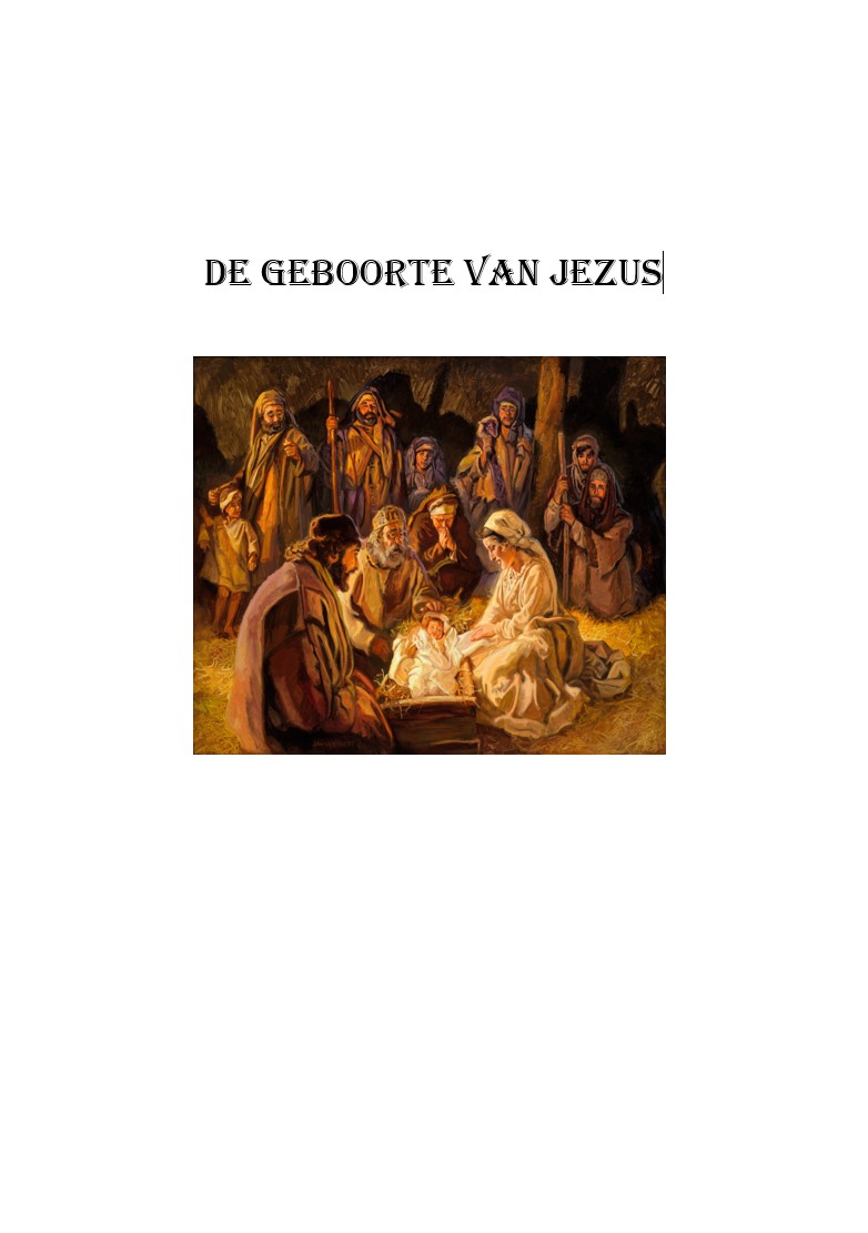 De geboorte van Jezus